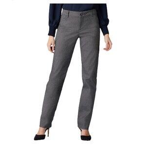 Lee Gray Patterned Women's Straight Leg Pants